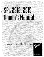 Fender SPL-2912-SPL-2915-Compact-LoudSpkr - Owners Manual